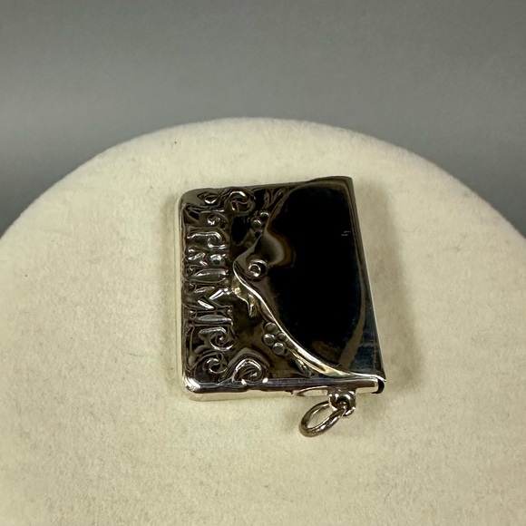 Vintage Style Silver 925 Stamp Envelope Charm - Picture 10 of 10